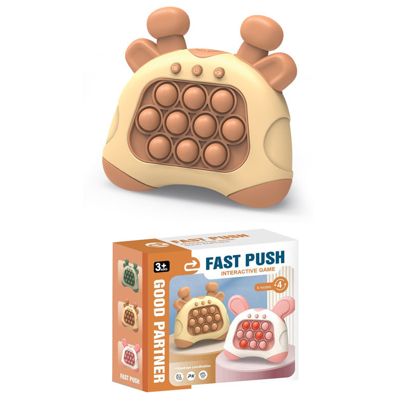Quick Push Pop Game Brown Bear Edition – YoHodg